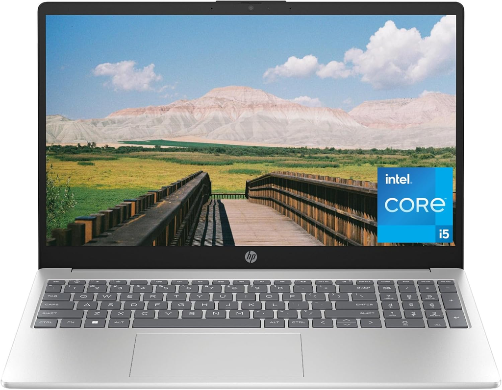HP 15 inch Laptop, HD Display, i5-1334U, 16 GB RAM, 512 GB SSD, Intel Iris Xe Graphics, Windows 11 Home, 15-fd0012nr (2024)