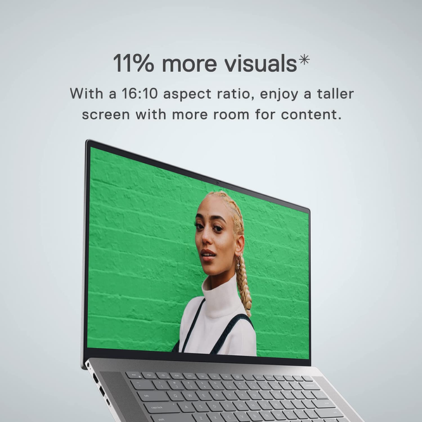  Dell Inspiron 16 5625 Small Thin & Light Portable Laptop - 16 inch FHD+ (1920 x 1200) Display, AMD Ryzen 7 5825U, 16GB DDR4 RAM, 512GB SSD, Radeon Graphics, Bluetooth, Windows 11 Pro - Silver 
