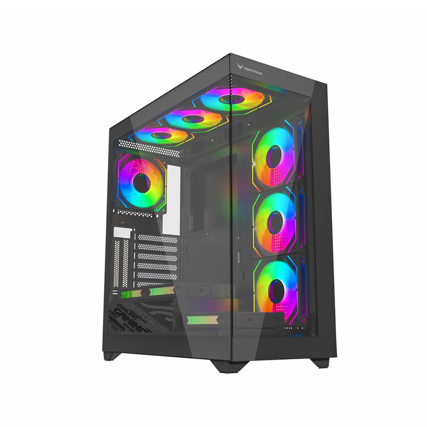  VỎ CASE CENTAUR NOVA BLACK 3 FAN (ATX/MID TOWER/MÀU ĐEN) 