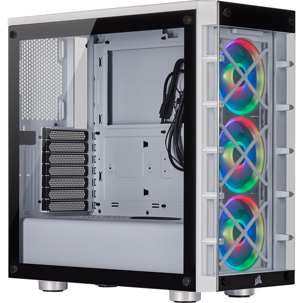 Corsair 465X RGB Tempered Glass – White – Mid Tower