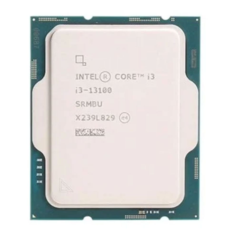 CPU Intel Core I3 13100 | LGA1700, Turbo 4.50 GHz, 4C/8T, 12MB, Tray New, Không Fan