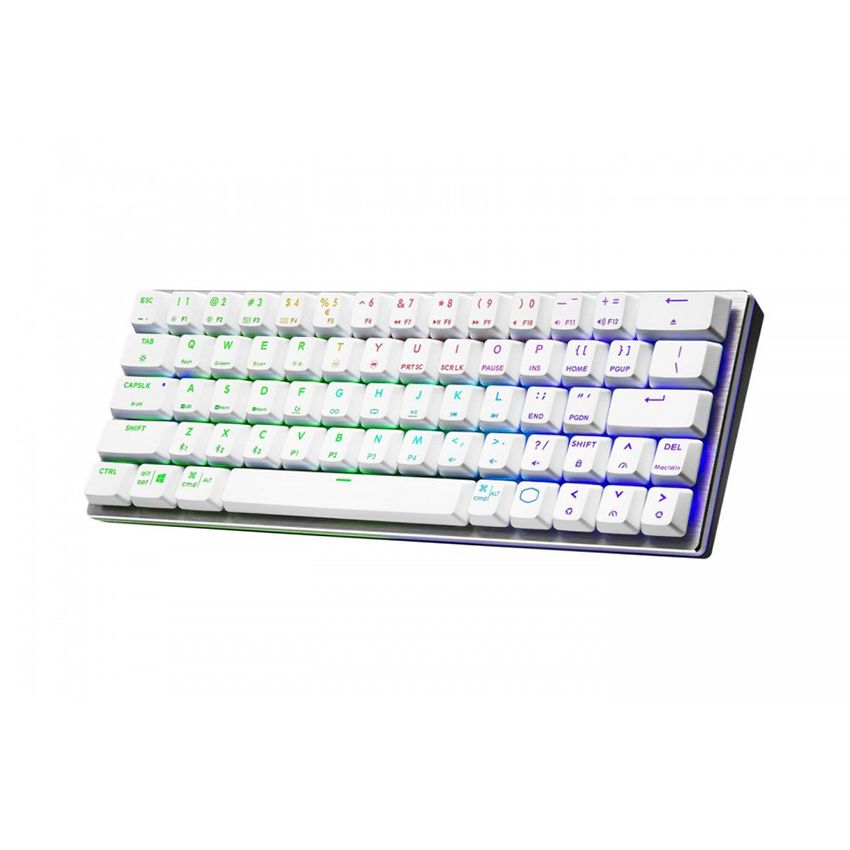 Bàn phím Cooler Master SK622 White (Bluetooth/Wireless/USB/RGB/Red sw)