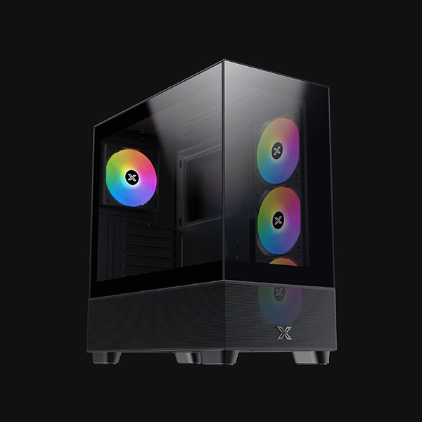  Thùng máy Case Xigmatek Endorphin Air Premium Gaming - Black | 3 FAN ARGB ATX 
