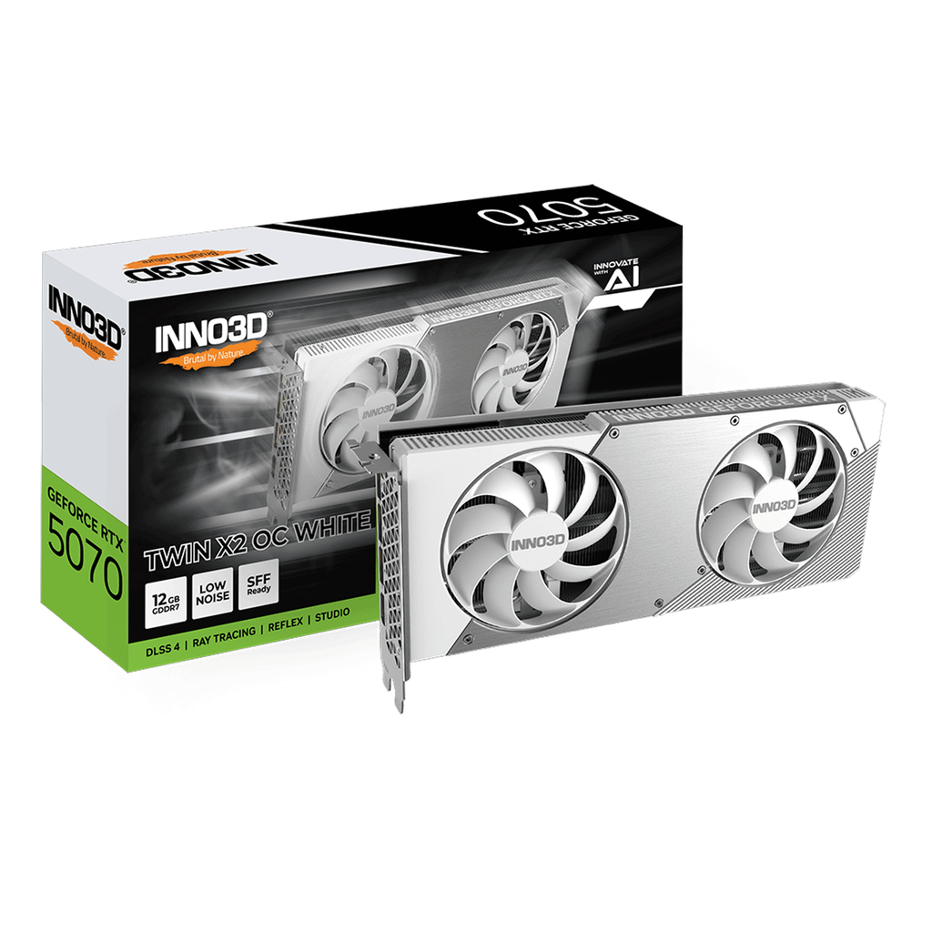 Card màn hình INNO3D RTX™ 5070 TWIN X2 OC WHITE
