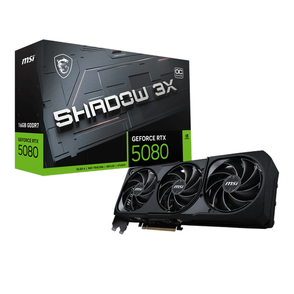  Card màn hình MSI RTX™ 5080 16G SHADOW 3X OC 