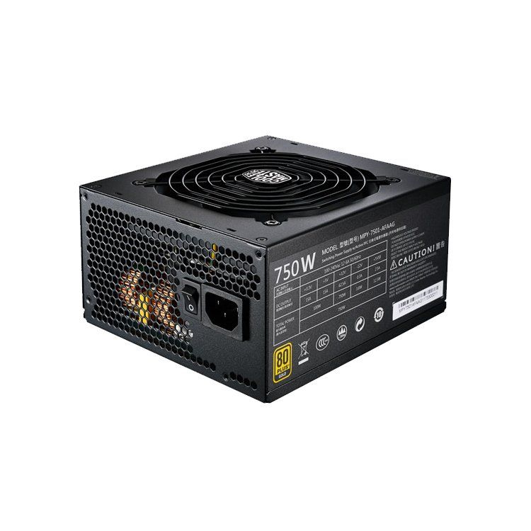 Cooler Master Mwe Gold 750W – Full Modular- 80 Plus Gold