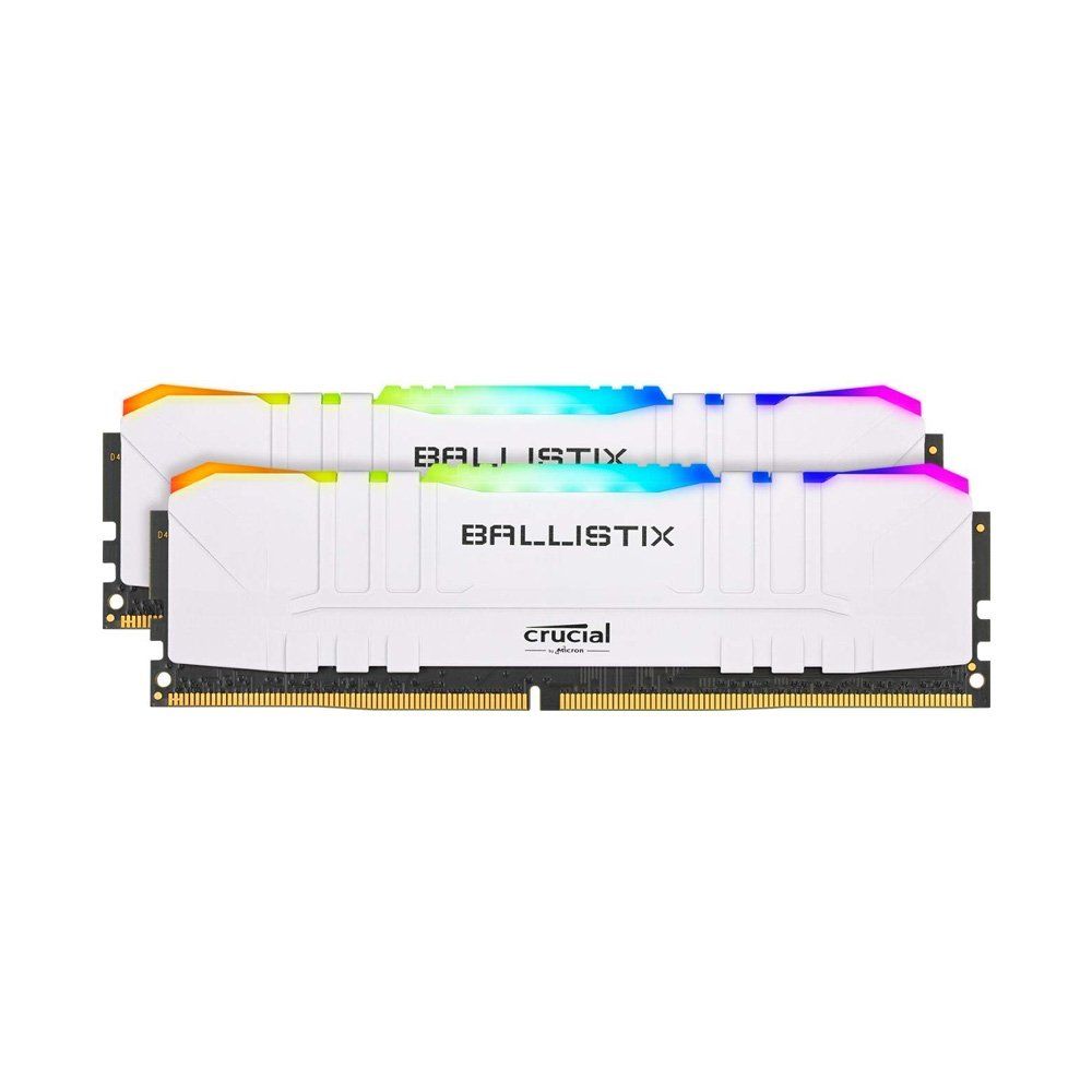 Ram PC Crucial Ballistix RGB 16GB 3600MHz DDR4 (8GBx2) White