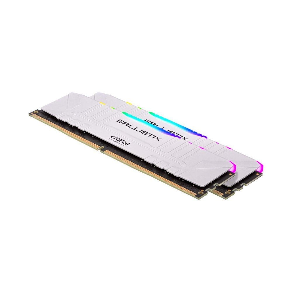 Ram PC Crucial Ballistix RGB 16GB 3600MHz DDR4 (8GBx2) White