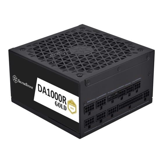Nguồn SilverStone DA1000R Gold | 1000W, ATX 3.0 & PCIe 5.0, Full Modular