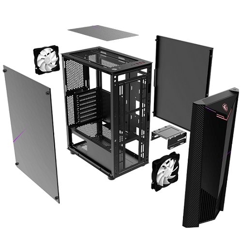 CASE MSI MAG SHIELD 110R (ATX) 2XFAN ARGB