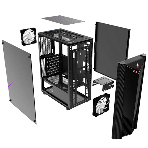  CASE MSI MAG SHIELD 110R (ATX) 2XFAN ARGB 