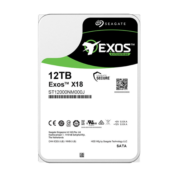  Ổ Cứng HDD Seagate EXOS X18 12TB 3.5 inch ST12000NM000J 