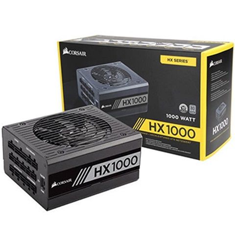  Corsair HX1000 80 PLUS® Platinum ( 1000W Platinum Modular) 