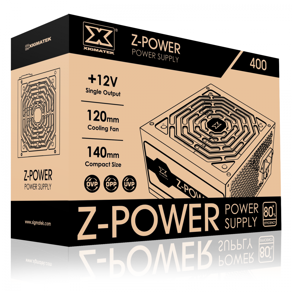 Nguồn máy tính XIGMATEK Z-POWER 400w