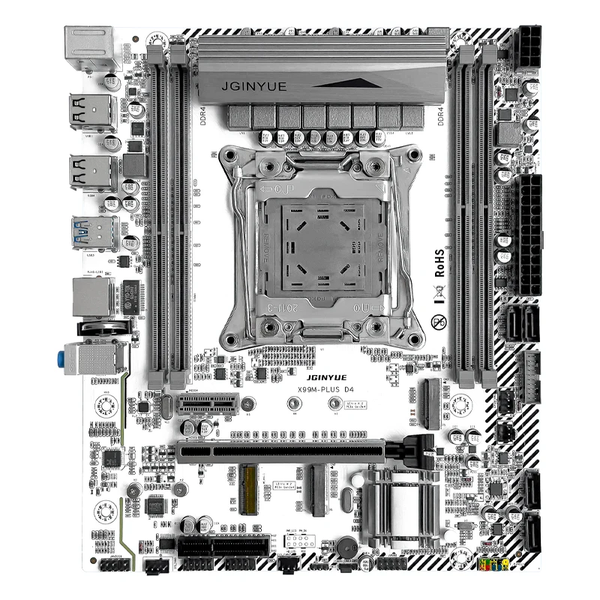  Bo Mạch chủ Jginyue X99 Motherboard X99M LGA2011-3 for Xeon E5 V3 V4 Series Processors DDR4 128G X99M-PLUS D4 V5.1 