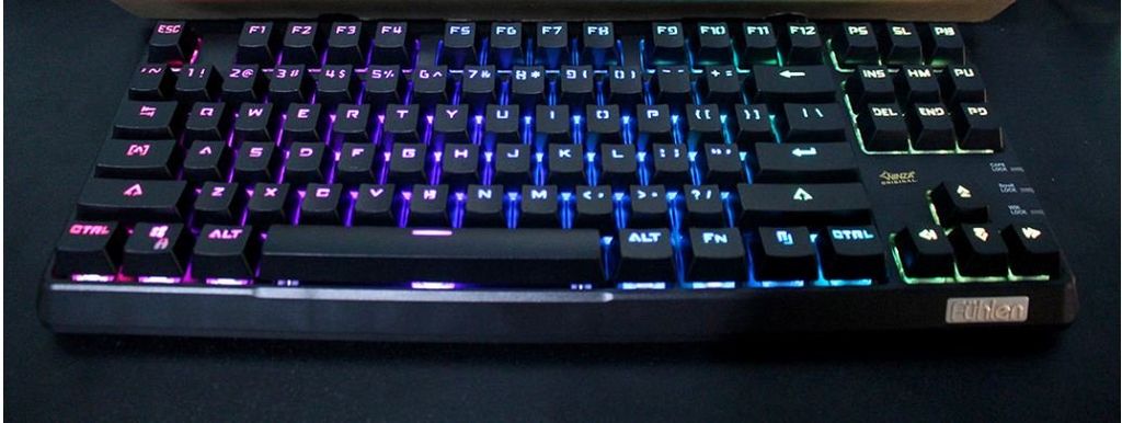 Bàn phím cơ Fuhlen M87s RGB Mechanical Blue/Red Switch