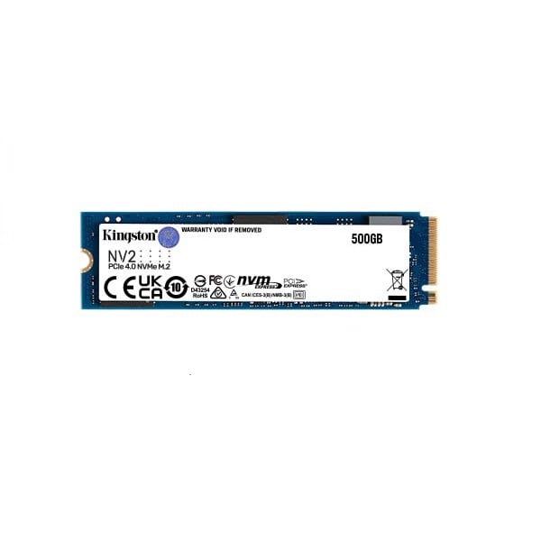  SSD Kingston NV2 500GB PCIe Gen4x4 NVMe M.2 (SNV2S/500G) (Đọc: 3,500MB/s; Ghi: 2,100MB/s) 