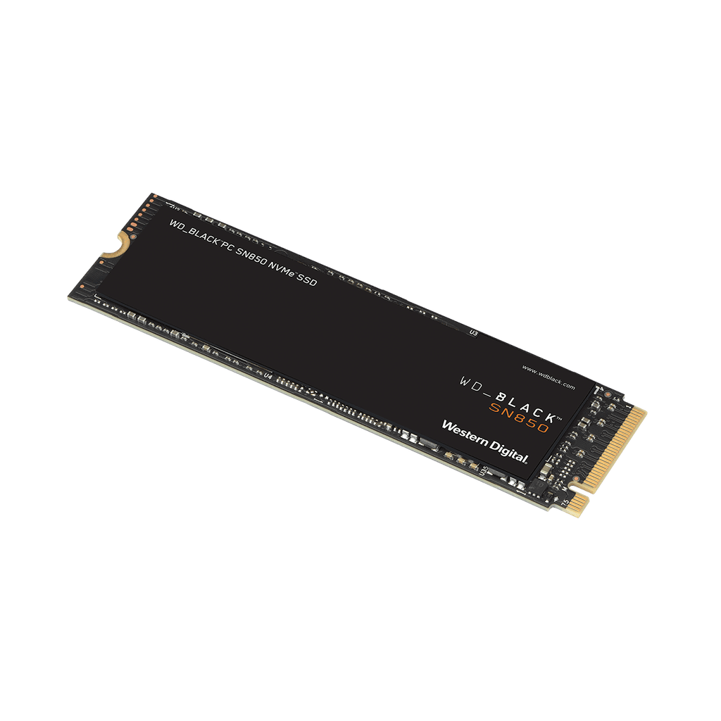 SSD WD SN850 Black 1TB M.2 2280 PCIe NVMe 4x4 (Đọc 7000MB/s - Ghi 4100MB/s)-(WDS100T1X0E)