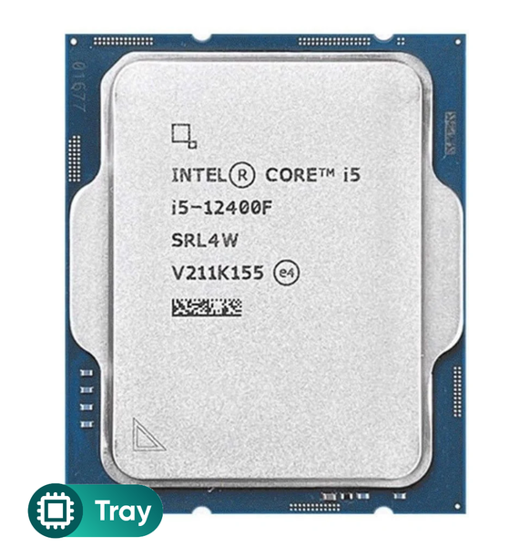  CPU Intel Core i5 12400F Tray New | 4.40 GHz, 6 Cores 12 Threads, LGA 1700 