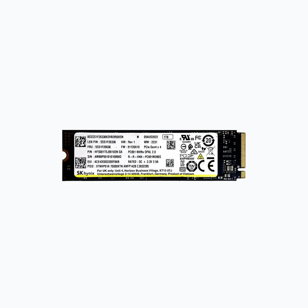 SSD Hynix PC801 1TB M2 2280 PCIe Gen 4.0 7000MB/s