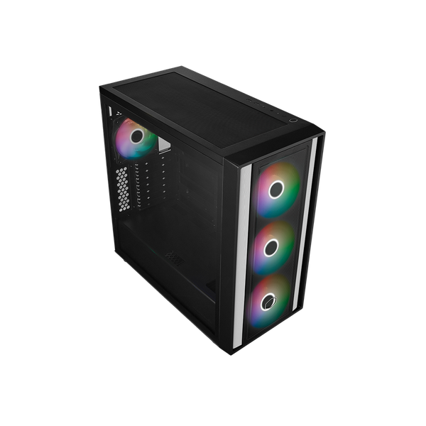  Thùng máy Cooler Master MasterBox 600 ATX - Đen 3 Fan | Back Connect Design 