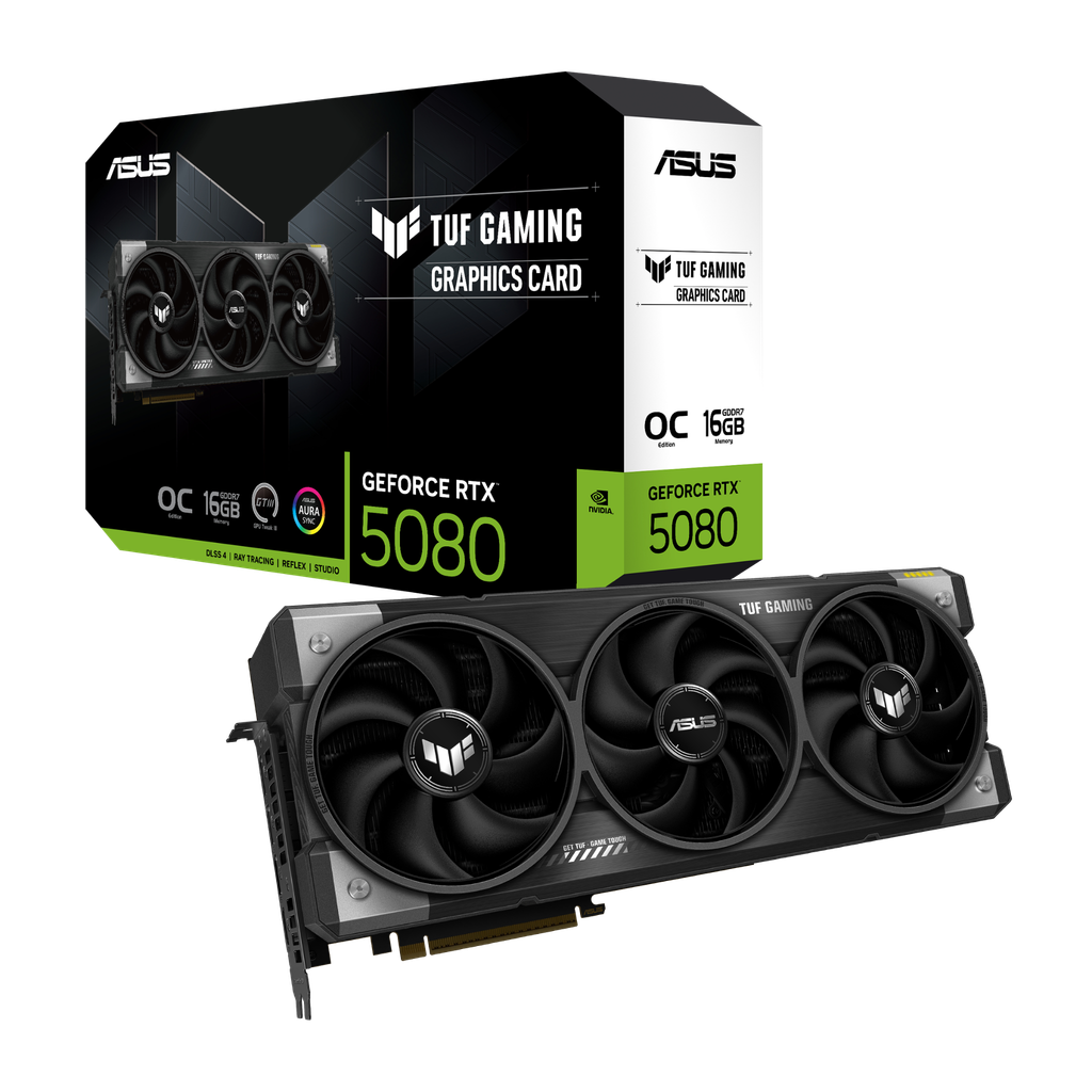 Card màn hình VGA ASUS TUF Gaming GeForce RTX™ 5080 16GB GDDR7 OC Edition