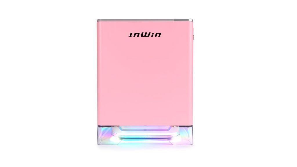 Case INWIN A1 Plus pink (ITX) Tặng nguồn INWIN 650W 80 PLUS Gold