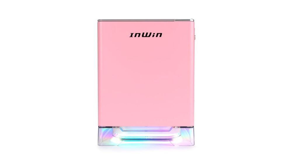 Case INWIN A1 Plus pink (ITX) Tặng nguồn INWIN 650W 80 PLUS Gold