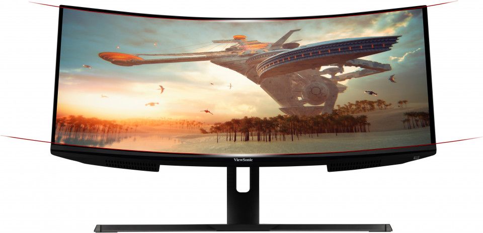 Màn hình cong ViewSonic VX3418-2KPC 34 inch  2K, VA, 144Hz, 1ms, Tỉ lệ 21:9, Adaptive Sync