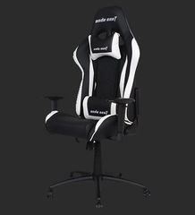 Anda Seat Axe Black/White – Full Pu Leather 4D Armrest Gaming Chair