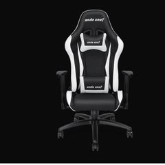 Anda Seat Axe Black/White – Full Pu Leather 4D Armrest Gaming Chair