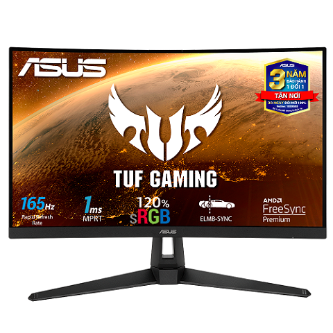 Màn Hình ASUS TUF GAMING VG27VH1B 27 inch FULL HD 165HZ 1MS FREESYNC