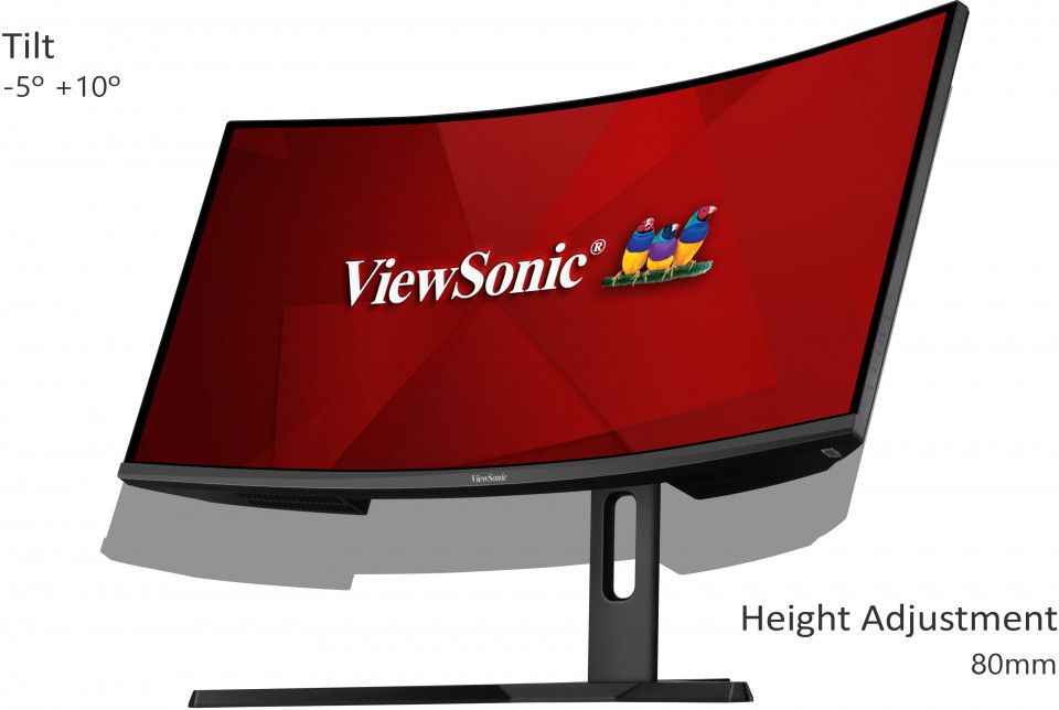 Màn hình cong ViewSonic VX3418-2KPC 34 inch  2K, VA, 144Hz, 1ms, Tỉ lệ 21:9, Adaptive Sync
