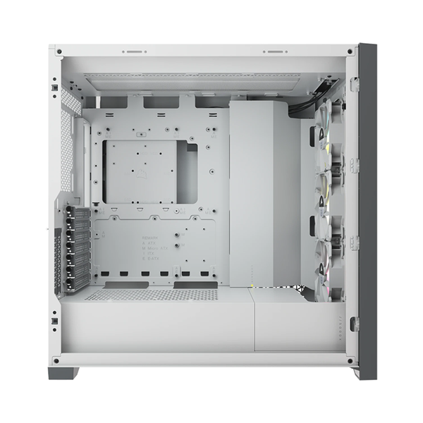  Case máy tính Corsair 5000X RGB TG White CC-9011213-WW 