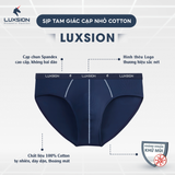  Quần Lót Nam Briefs Cotton Cạp 1.5 Luxsion Màu Xanh Than 