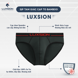  Quần Lót Nam Briefs Cotton Cạp 2.5 Luxsion Màu Xám Xanh 