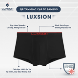  Quần Lót Nam Boxer Cotton Cạp 2.5 Luxsion Màu Đen 