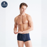  Quần Lót Nam Boxer Cotton Cạp 1.5 Luxsion Màu Xanh Than 