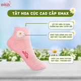  Tất Hoa Cúc Nữ Emax Cotton Tự Nhiên Thoáng Khí 