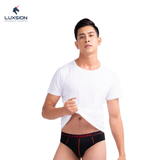  Áo Thun Trắng Cộc Tay Cotton Luxsion 