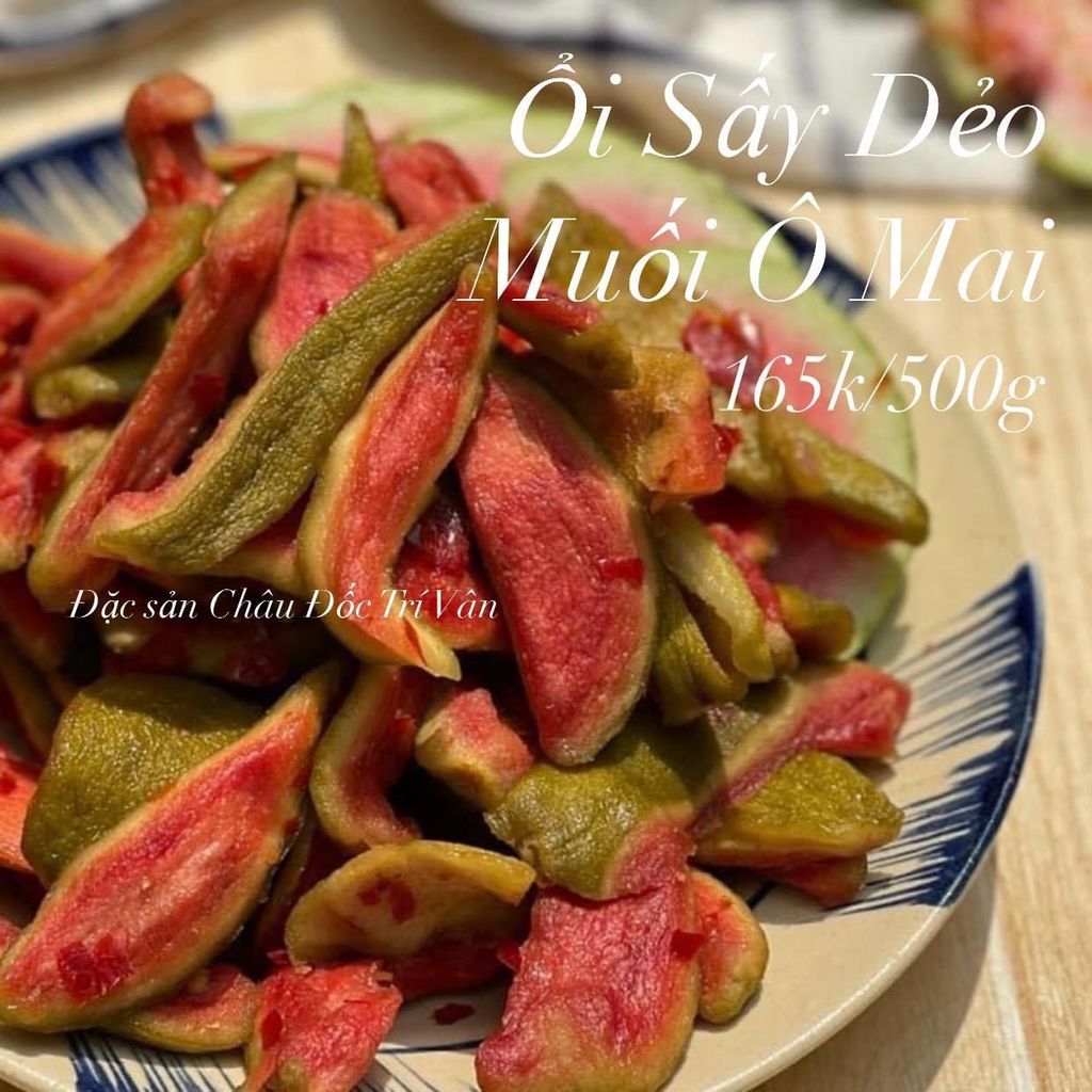 Ổi sấy dẻo muối ô mai – Đặc Sản Châu Đốc Trí Vân
