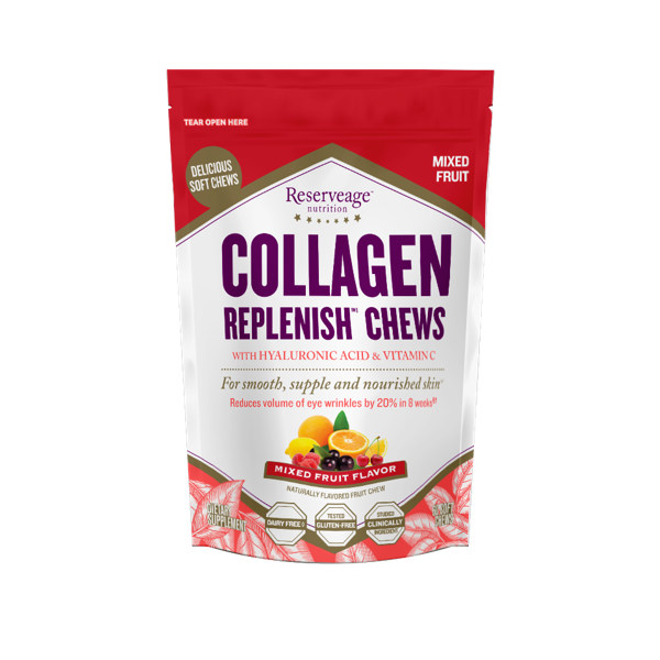  Viên Kẹo Nhai Cải Thiện Nếp Nhăn Mắt Collagen Replenish Chews 60 viên 