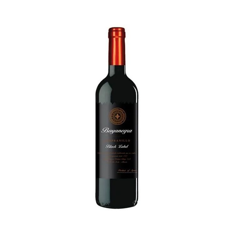 Rượu vang Tây Ban Nha Bayanegra Tempranillo Elegance Black Label - 750ml