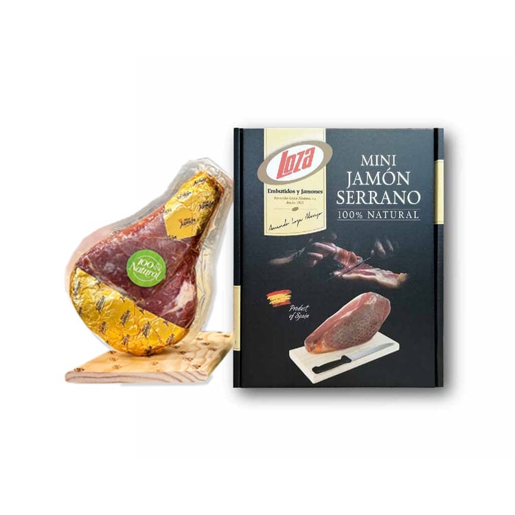 Thịt Heo Muối Mini Serrano Ham 100% Natural Gift Box Set ( ~1kg) - Loza