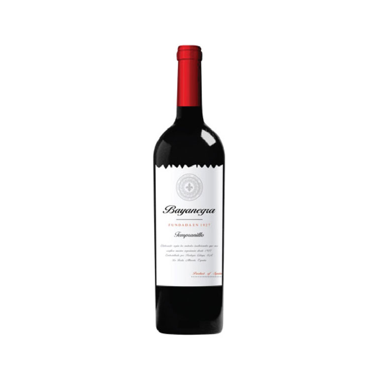 Rượu vang Tây Ban Nha Bayanegra Red Tempranillo - 750ml