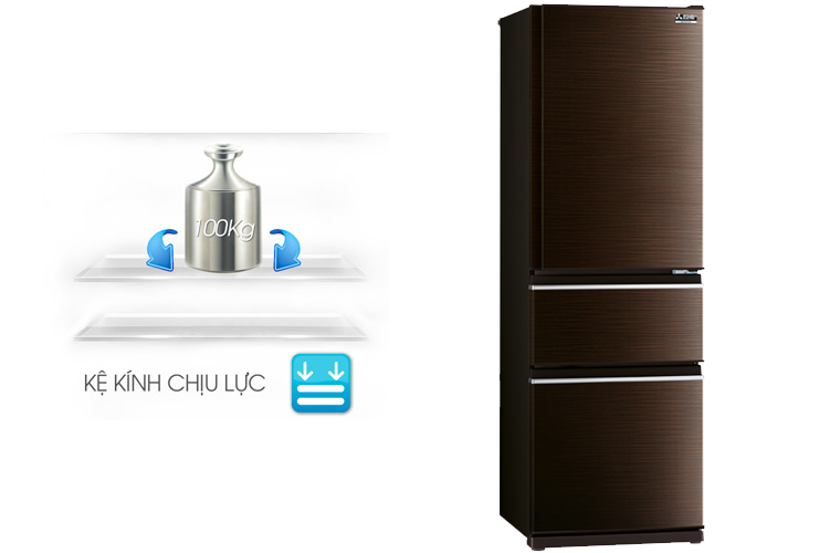 Tủ lạnh Mitsubishi Electric Inverter 326 lít MR-CX41EJ-BRW-V
