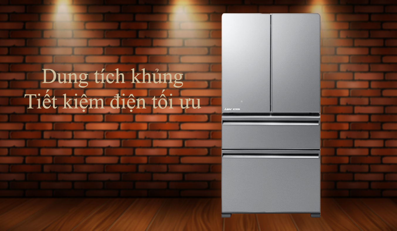 Tủ lạnh Mitsubishi Electric Inverter 555 lít MR-LX68EM-GSL-V