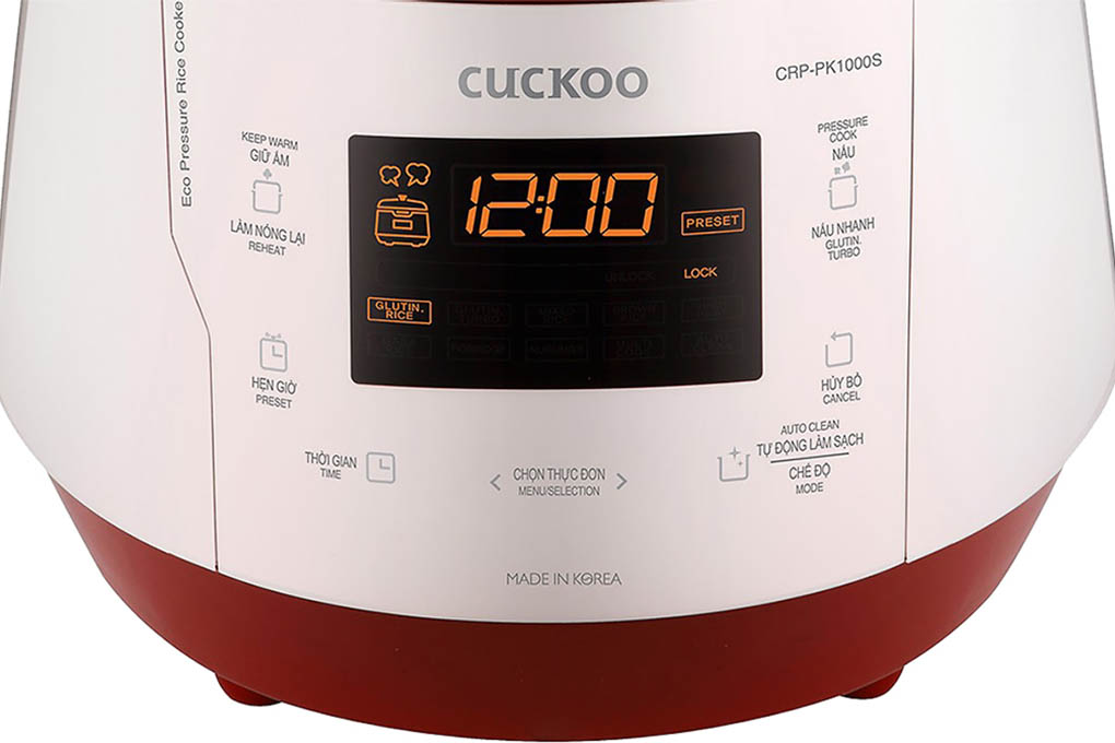 Nồi cơm điện áp suất điện tử 1.8 lít CRP-PK1000S