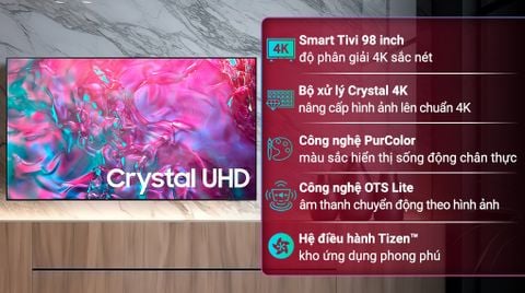 Smart Tivi Samsung 4K Crystal UHD 98 inch UA98DU9000