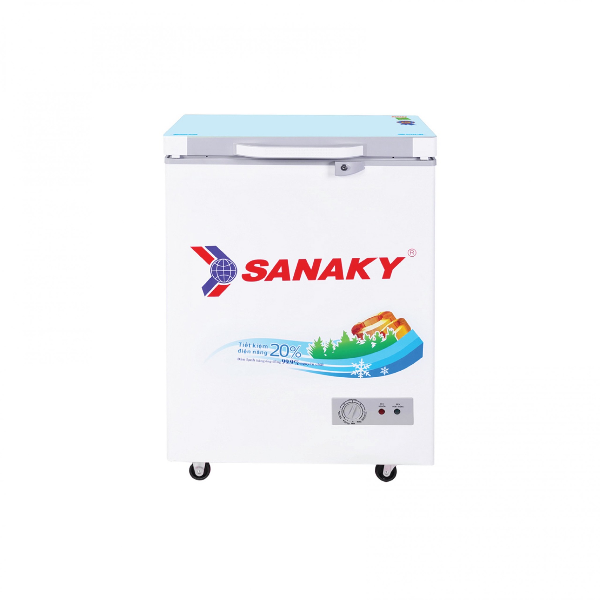 Tủ Đông kính cường lực Sanaky 100L VH-1599HYKD